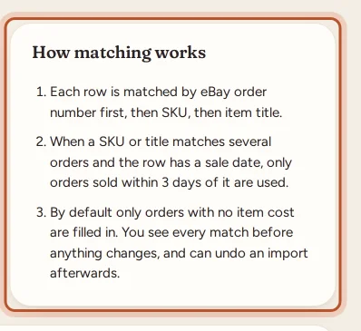 How matching works